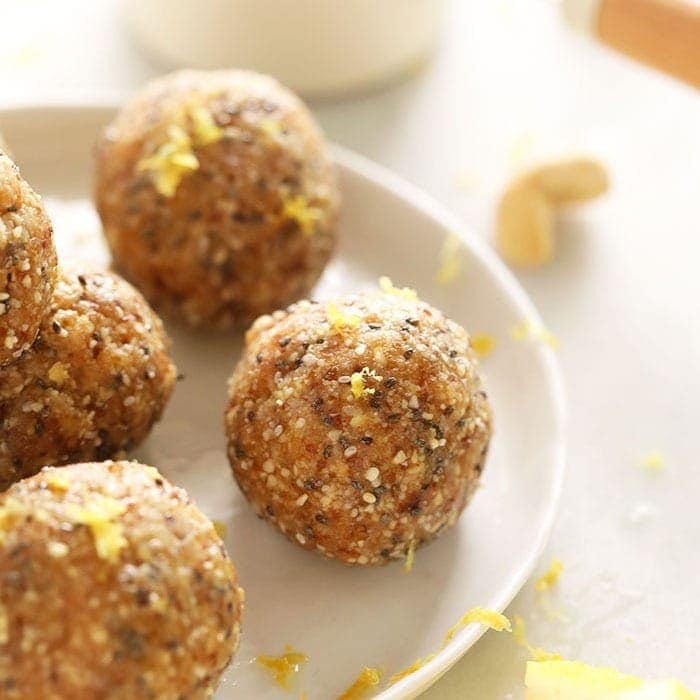 Lemon Cake Energy Balls: Your Healthy No-Bake Grab-and-Go Snack